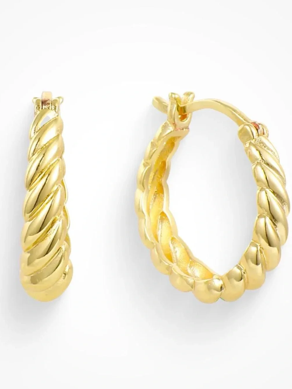 Evry Jewels Don’t Get it Twisted hoop earrings